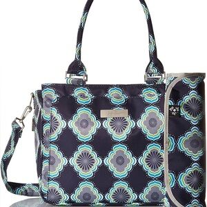 Stylish Blue Patterned Women's Bag